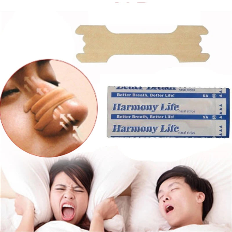 Xparata™ 10Pcs Nasal Strips Anti Snoring Patches Sleep Better Right Aid Stop Snore Better Breathe Improve Sleeping Health (10pcs)