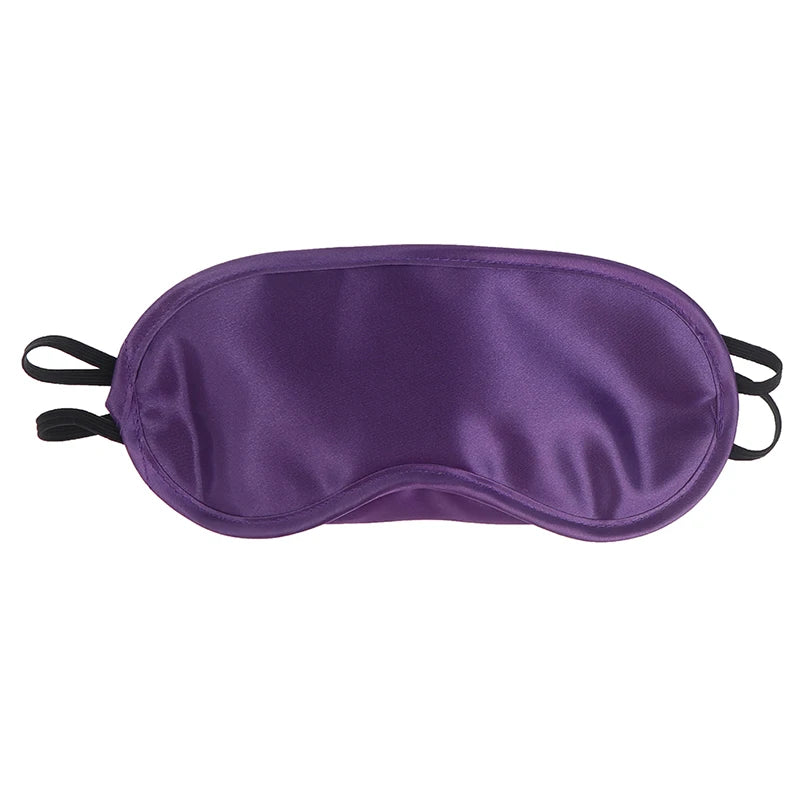 Xparata™ 1PC Silk Sleep Eye Mask Padded Shade Eye Cover Patch Sleeping Mask Eyemask Blindfolds Travel Relax Rest Women Men (purple)