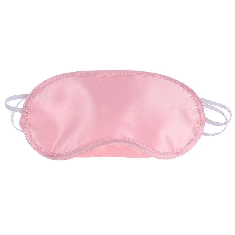 Xparata™ 1PC Silk Sleep Eye Mask Padded Shade Eye Cover Patch Sleeping Mask Eyemask Blindfolds Travel Relax Rest Women Men (pink)