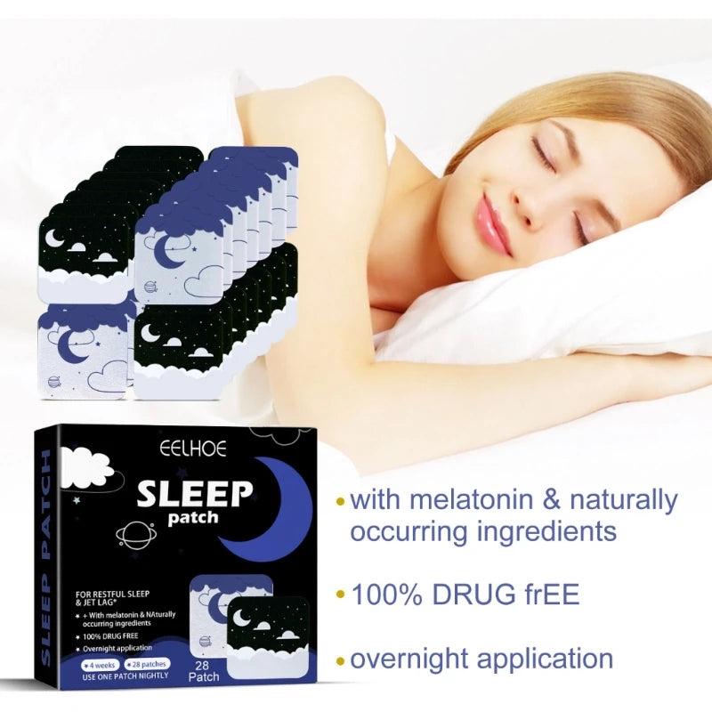 Xparata™ 28pcs Sleep Aids Patch Herbal Stickers Herbals Sleeping for Women Men Drop Shipping