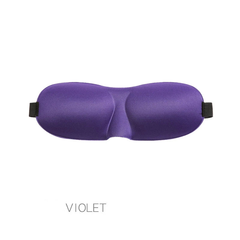 Xparata™ 3D Shading Sleeping Eye Mask Block Out Light Eye Cover Soft Blackout Sleeping Aid Travel Eyeshade Blindfold Eyepatch Slaapmasker (Violet)