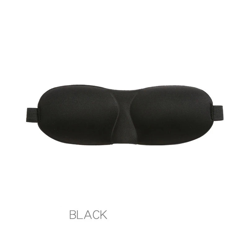 Xparata™ 3D Shading Sleeping Eye Mask Block Out Light Eye Cover Soft Blackout Sleeping Aid Travel Eyeshade Blindfold Eyepatch Slaapmasker (Black)