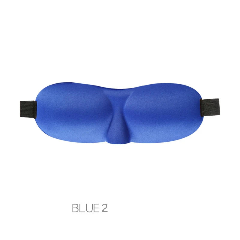 Xparata™ 3D Shading Sleeping Eye Mask Block Out Light Eye Cover Soft Blackout Sleeping Aid Travel Eyeshade Blindfold Eyepatch Slaapmasker (Sapphire Blue)