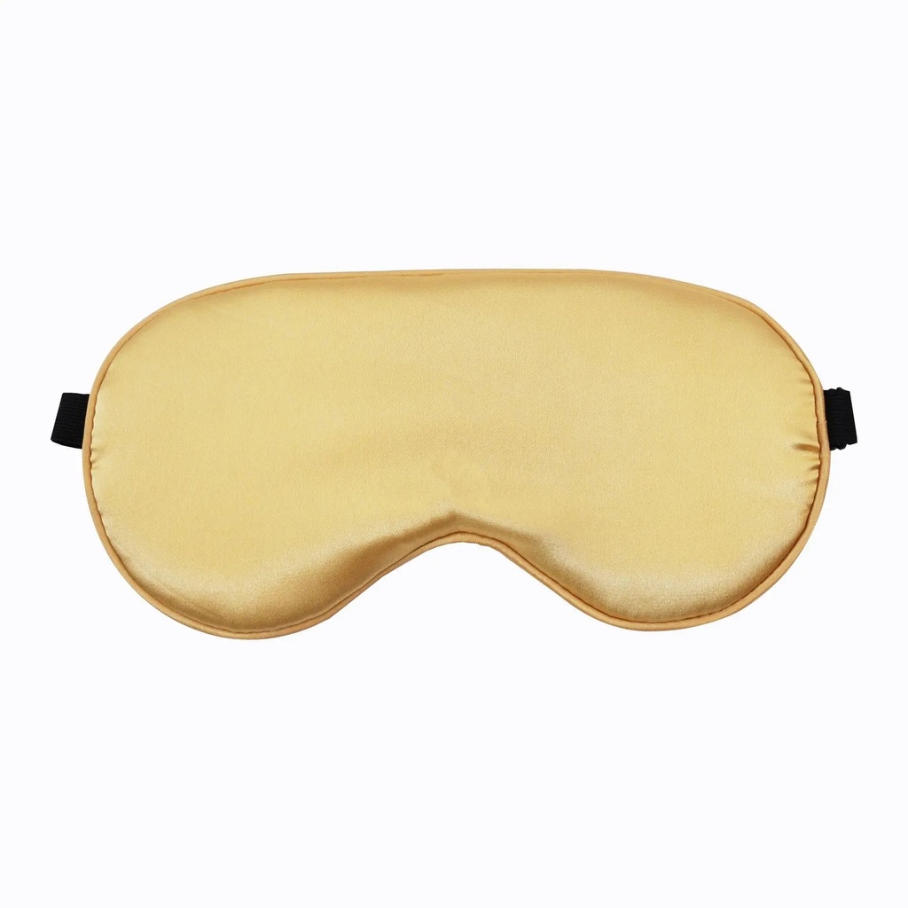 Xparata™ Imitated Silk Eye Patch Shading Sleep Eye Mask Eyepatch Travel Relax Cover Eyeshade Health Sleeping Shield Eye Care Tools (Gold)