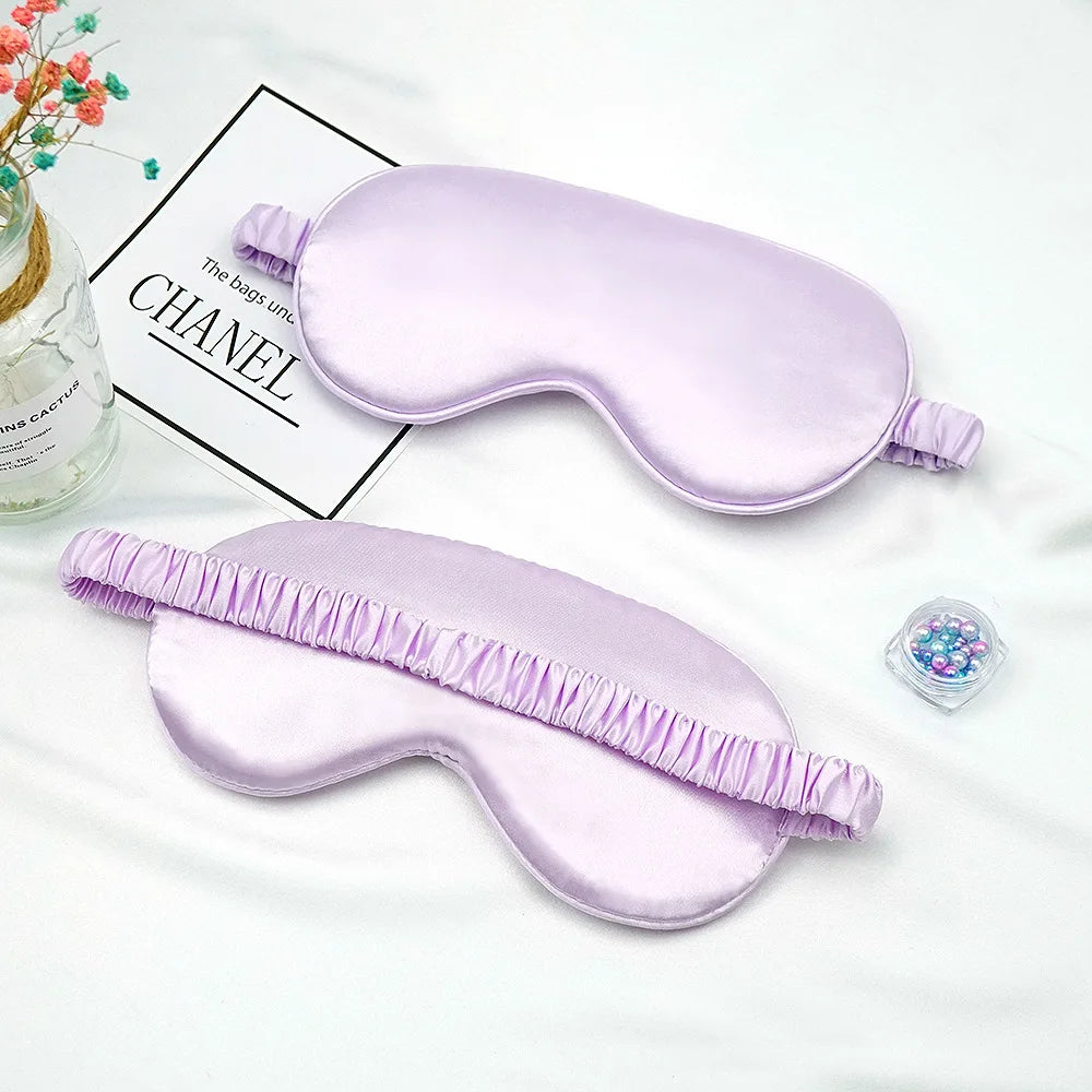 Xparata™ Imitated Silk Eye Patch Shading Sleep Eye Mask Eyepatch Travel Relax Cover Eyeshade Health Sleeping Shield Eye Care Tools (Light Purple)