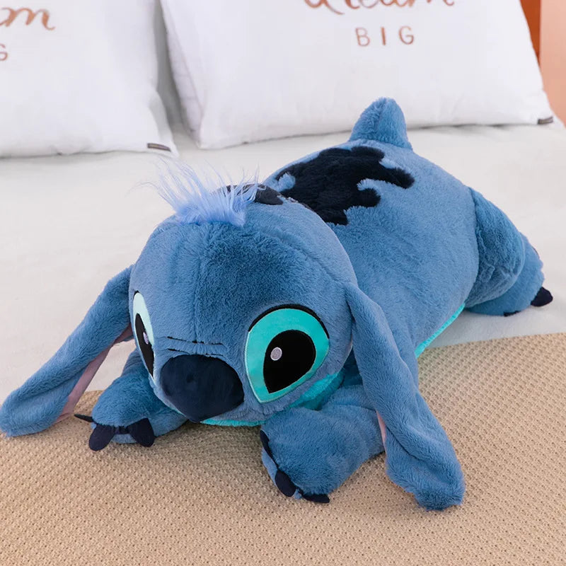 Xparata™ Puppy Stitch Doll Blue Stitch Plush Long Pillow Toys Girl Sleeping Leg Clamping Plushies Doll Children's Birthday Pillow Gift (Puppy Stitch / 45cm)