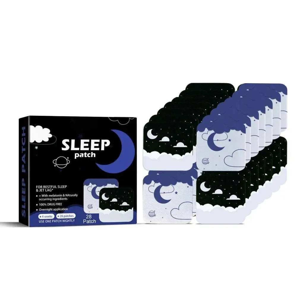 Xparata™ Sleep Aid Patch Improve Sleep Quality Improve Falling Asleep Relieve Insomnia And Anxiety Sleep Patch (black)