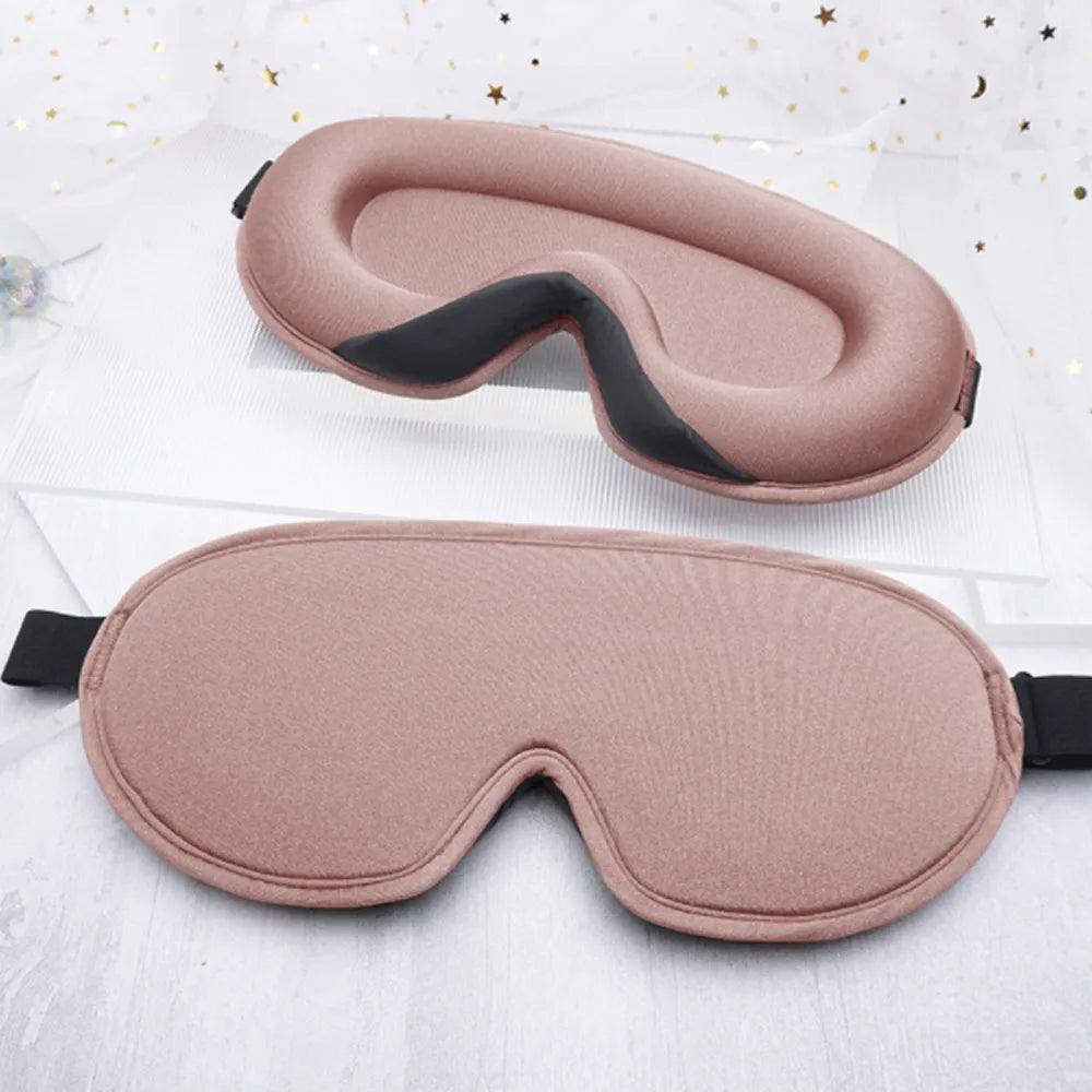 Xparata™ Silk Sleeping Mask Soft Smooth Sleep Mask For Eyes Travel Shade Cover Rest Relax Sleeping Blindfold Eye Cover Sleeping Aid (A-Rose(Silk Mask))