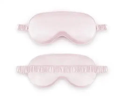 Xparata™ Sleep Eye Mask with Double-sided Imitation Silk Shading and Elastic Straps for Breathability (Pink)