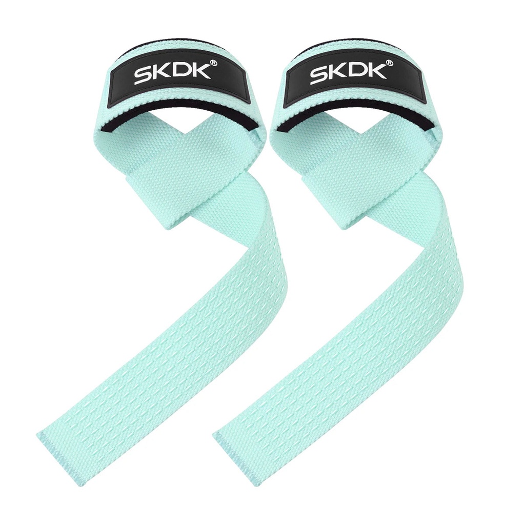 Xparata™ Weightlifting Straps Anti-Slip Silicone Lifting Wrist Straps Strength Training Deadlifts Crossfit Hand Grips Wrist Support (light green)