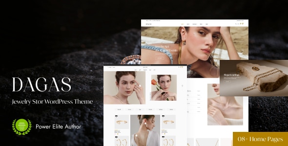 Dagas  Jewelry Store WordPress Theme