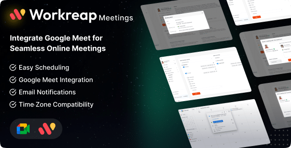 Workreap Meetings  Streamline Your Meetings in the Workreap Theme