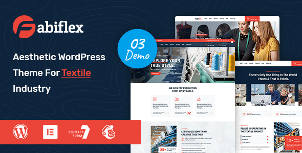 Fabiflex  Textile Industry WordPress Theme