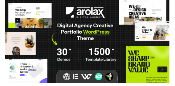 Arolax | Creative Digital Agency Theme