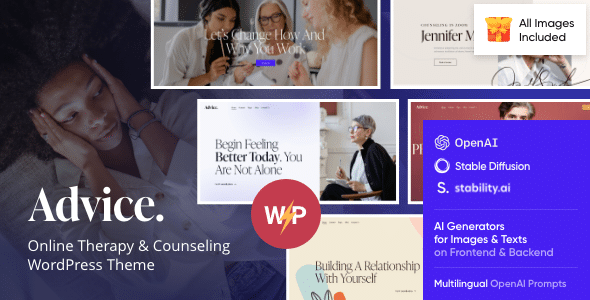 Advice  Psychology, Therapy &amp; Counseling Theme