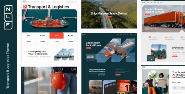 FreightExpress  Transport &amp; Logistics WordPress Theme