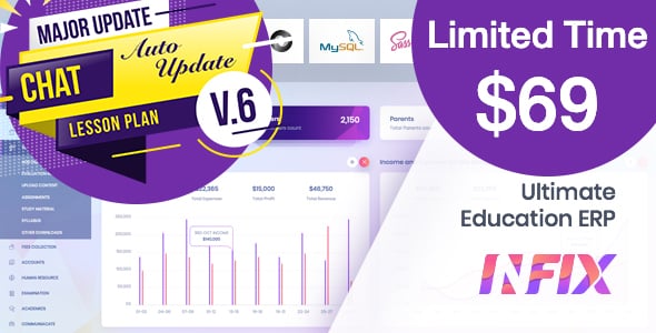 InfixEdu School  School Management System Software