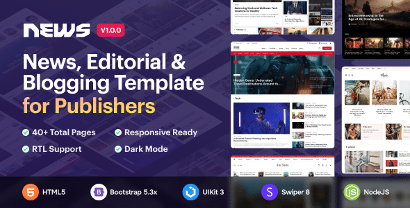 News5  News &amp; Magazine HTML5 Template