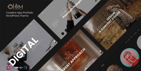 Ohixm  Creative Ajax Portfolio WordPress Theme