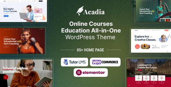 Education WordPress Theme For University &amp; Online Course  Acadia