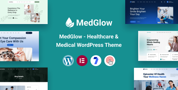 MedGlow  Healthcare &amp; Medical WordPress Theme