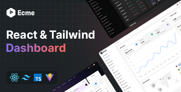 Ecme  React Tailwind Admin Template (React 18)