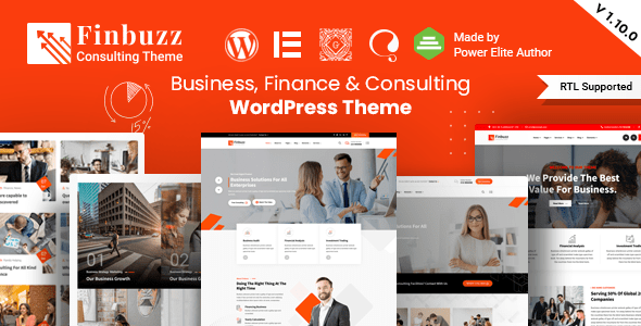 Finbuzz  Corporate Business WordPress Theme