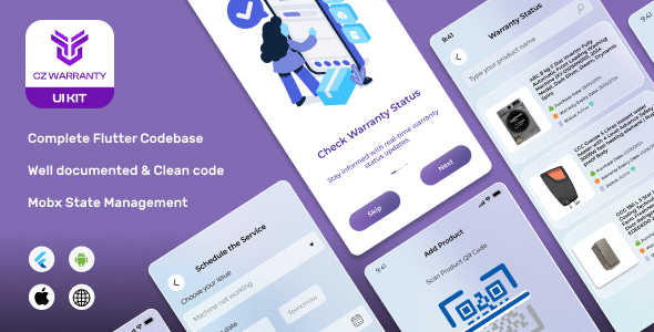 CZ Warranty Flutter UI Kit