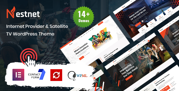 Nestnet  Internet Provider &amp; Satellite TV WordPress Theme