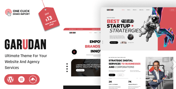 Garudan  Creative Agency WordPress Theme