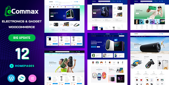 Ecommax  Electronics &amp; Gadget WooCommerce WordPress Theme