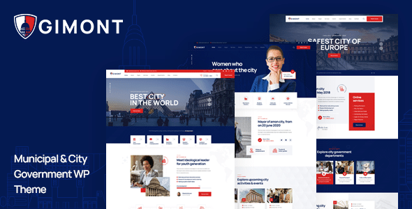 Gimont  City Government WordPress Theme