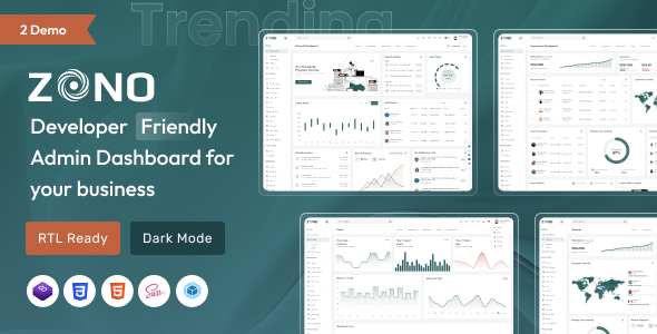 Zono  Bootstrap Admin Dashboard Html Template
