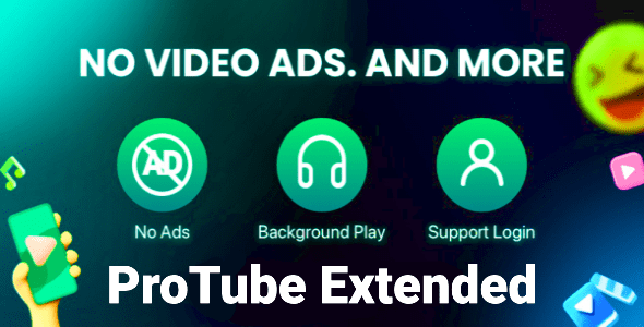 Android ProTube Extended | YouTube Light-Weight App, Video &amp; Audio Downloader, Built-in Local Player