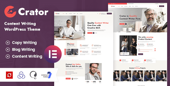 Crator  Content Writer WordPress Theme