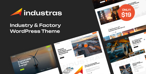 Industras  Industry &amp; Factory WordPress Theme