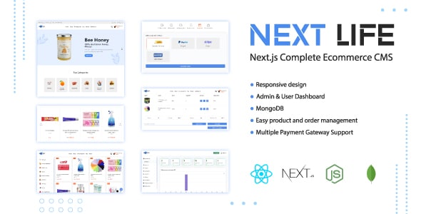 NextLife  Next.js Ecommerce CMS