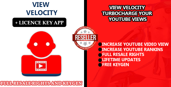 ViewVelocity: Turbocharge Your YouTube Views + keygen &amp; full resell Rights