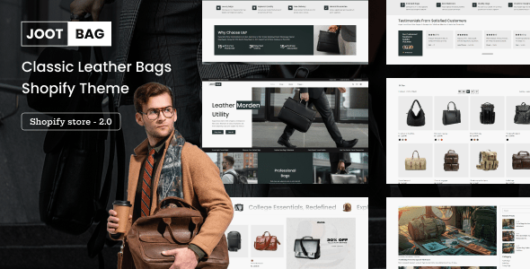 Jootbag  Bag &amp; Wallet Store Shopify Theme
