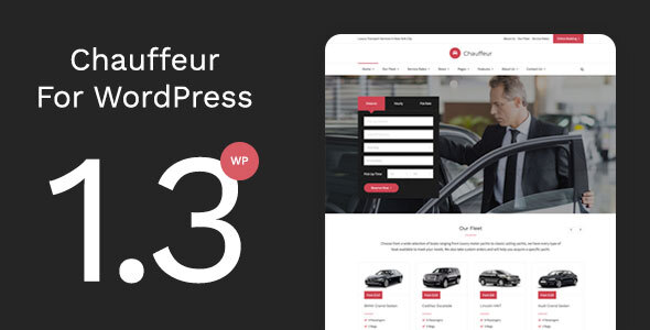 Chauffeur  Limousine, Transport And Car Hire WP Theme