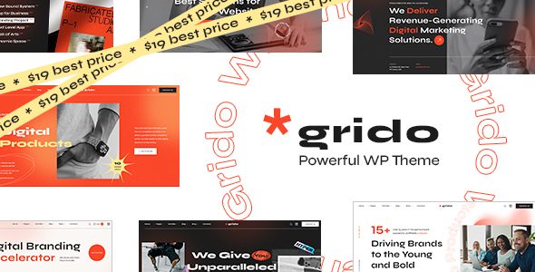 Grido  Creative Multipurpose WordPress Theme