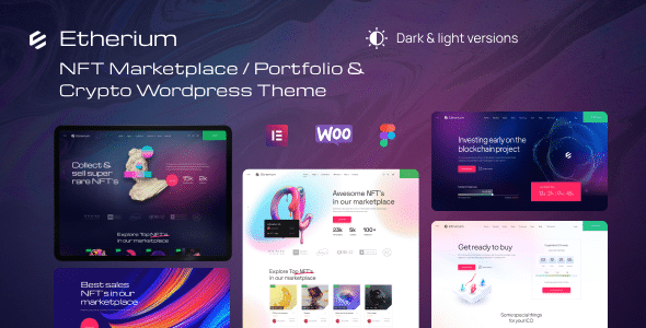 Etherium | NFT Marketplace &amp; Crypto Wordpress Theme