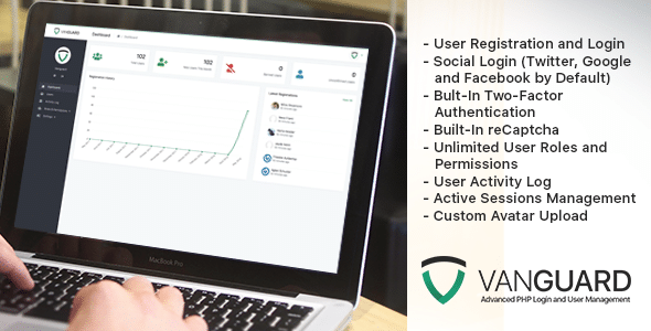 Vanguard  Advanced PHP Login and User Management