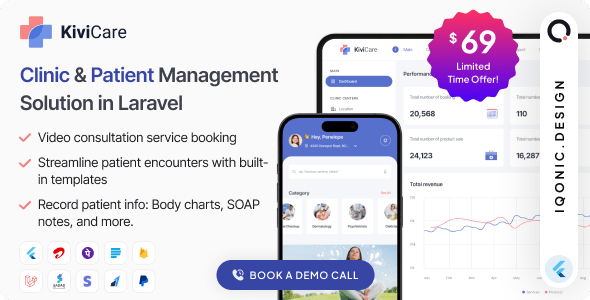 KiviCare  Complete Clinic Management System | Laravel &amp; Flutter