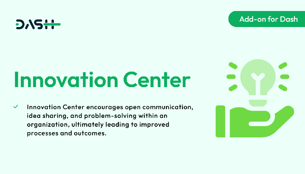 Innovation Center  Dash SaaS Add-on