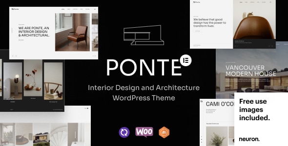 Ponte  Interior Design &amp; Architecture WordPress Theme