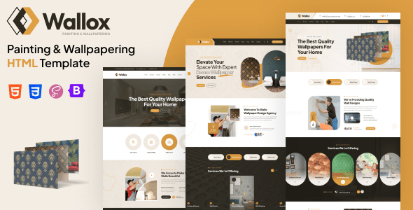 Wallox  Painting &amp; Wallpapering HTML Template