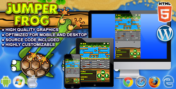 Jumper Frog  HTML5 Game