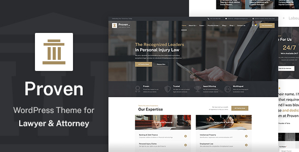 Proven  Lawyer &amp; Attorney WordPress Theme