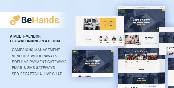 BeHands  Global Multivendor Crowdfunding Platform